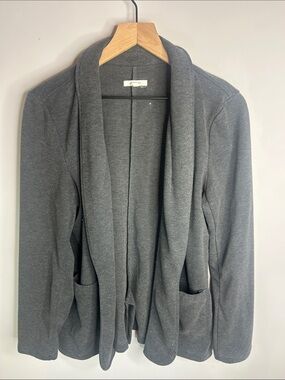 Maurices Gray Open Front Cardigan Knit